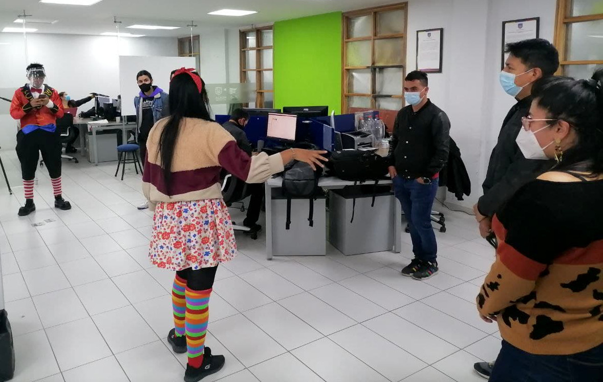 Invitación realizada por Clown Semana de la Seguridad y Salud en el Trabajo