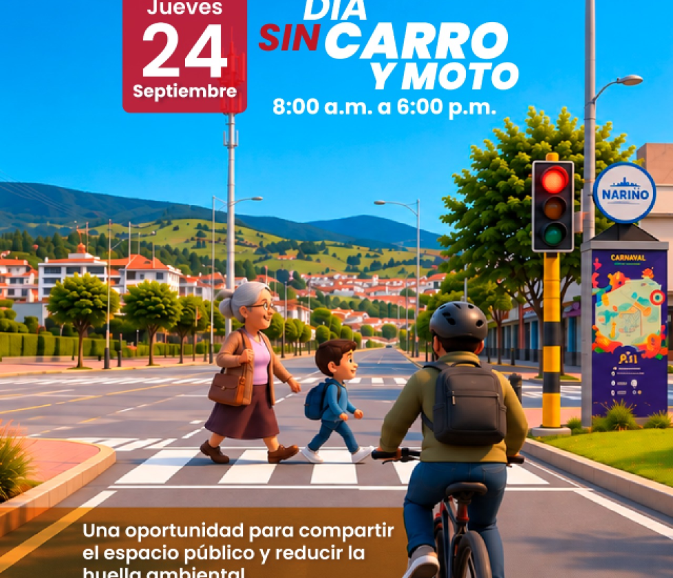Súmate al próximo Día sin Carro y sin Moto este Jueves 24 de septiembre 